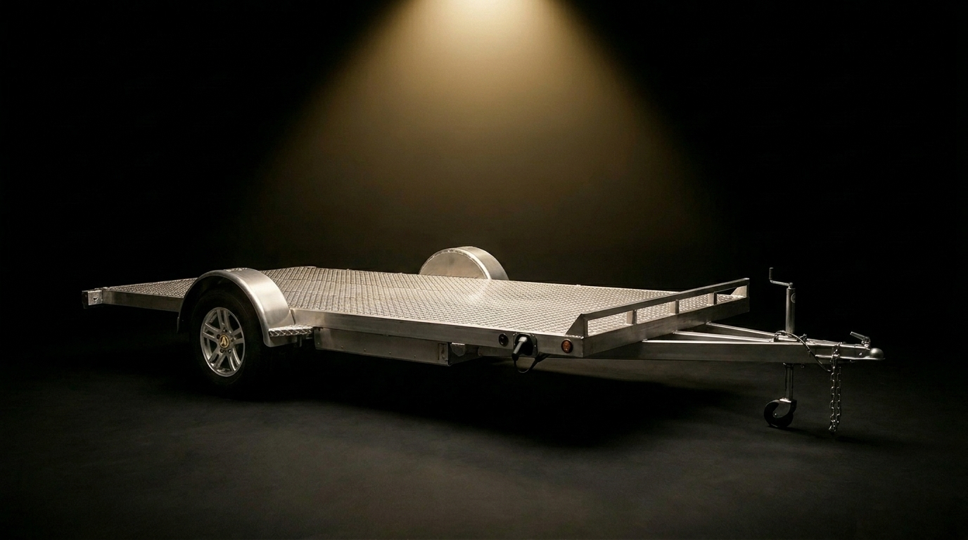 Aslin 5.0 LR powered trailer — black stage hero shot